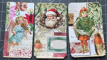 Craft with me #roxyschristmas2023 | collage masterboard and ephemera Ep01