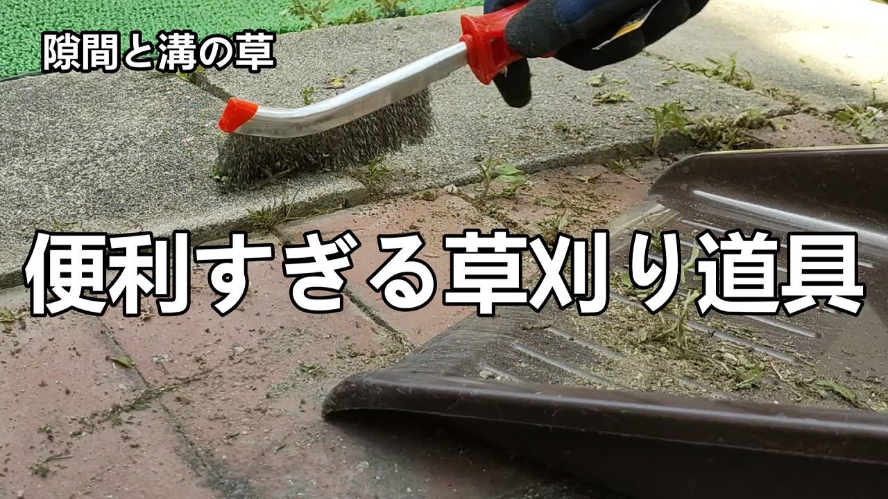 便利すぎる草刈り道具！目からウロコ（隙間や溝に生えた草抜きに最適