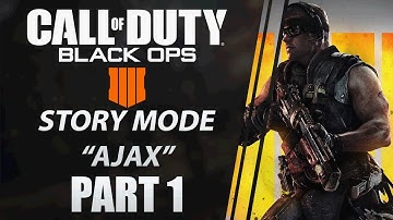 COD: Black Ops 4 Story Mode Walkthrough | Specialist HQ | Part 1 | AJAX | CenterStrain01