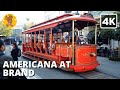 4K Americana at Brand in Glendale Walking Tour | Los Angeles Walk Binaural Sound