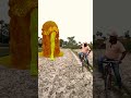 Send Sculpture Attack on Park 🏞️#ytshorts #dinasaur #vfx