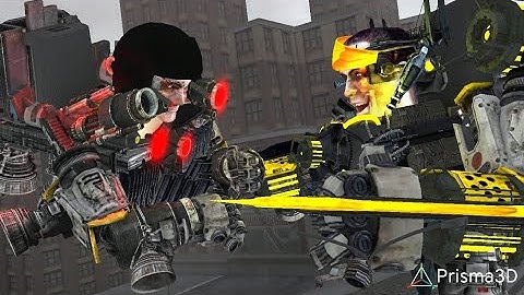 Skibidi toilet District ep 22 astro g-man vs skibidi g-man ( prisma 3D animation)