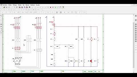 INSTALACION DE MOTOR DAHALANDER DE 2 VELOCIDADES - DIAGRAMA EN CADe SIMU