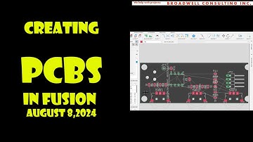 Create a PCB with custom components in AutoDesk Fusion 360