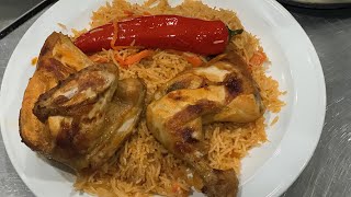 طريقة عمل الرز البخاري بالدجاج زي المطاعم