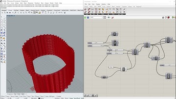 Paneling space frame from curves || Rhinoceros 6 + Grasshopper (Timelapse)