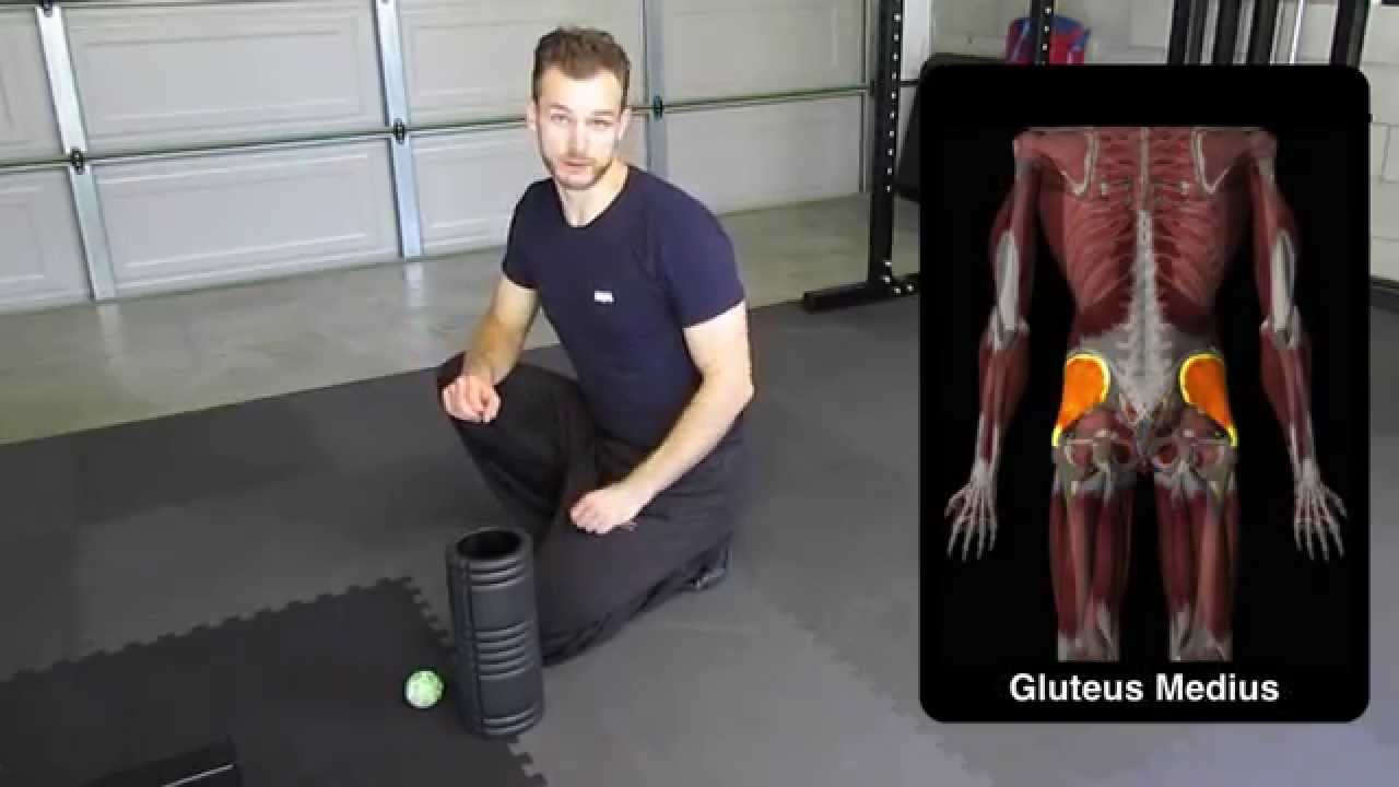 Foam Roller Or Ball Massage Of Glutes And Piriformis Youtube