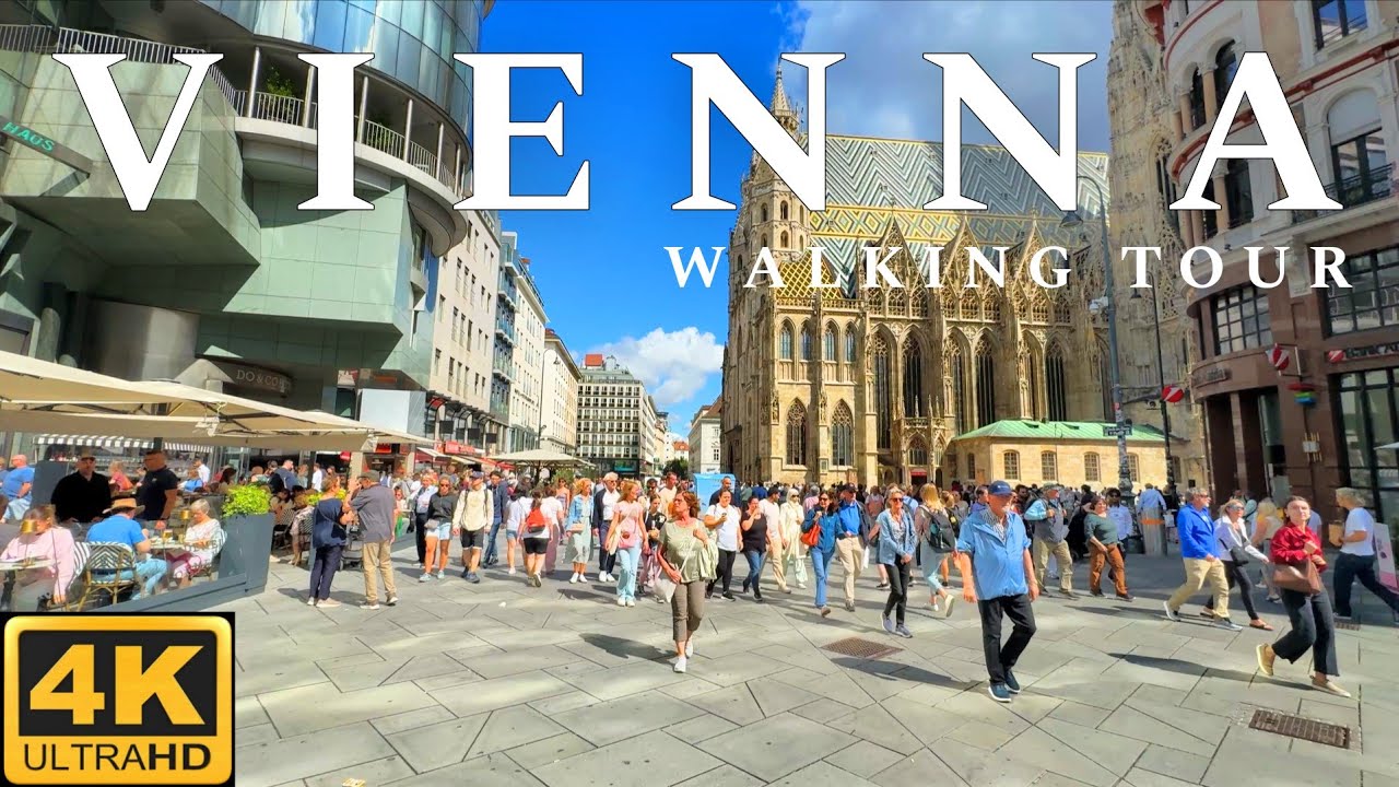Вена, Австрия 🇦🇹 Чудесная Вена, Австрия, сентябрьская пешеходная экскурсия 4K UHD