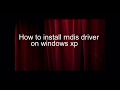 How to install rndis driver on windows xp