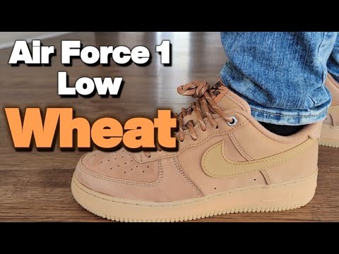 ☆5388 NIKE ナイキ Air Force 1 Low Wheat 26 AirForce 1 Low WHEAT slept on sneaker Review and On Foot in