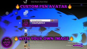 How To Change PSN Avatar With Custom Image On PS3