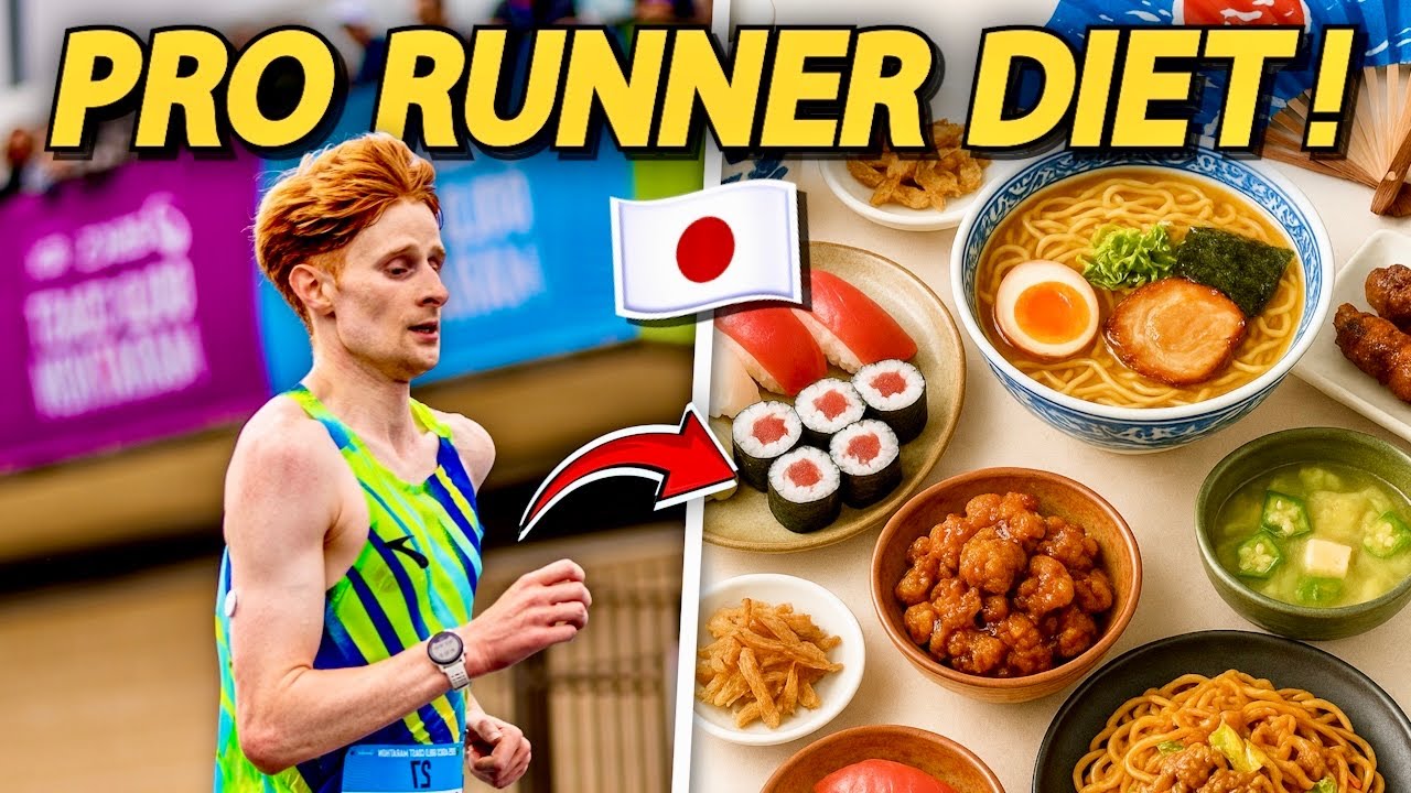 What I Eat to Run 30km EVERY DAY Living in Japan!