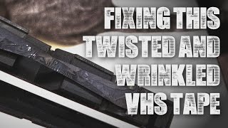 Fixing a twisted VHS tape | DIY Media Preservation