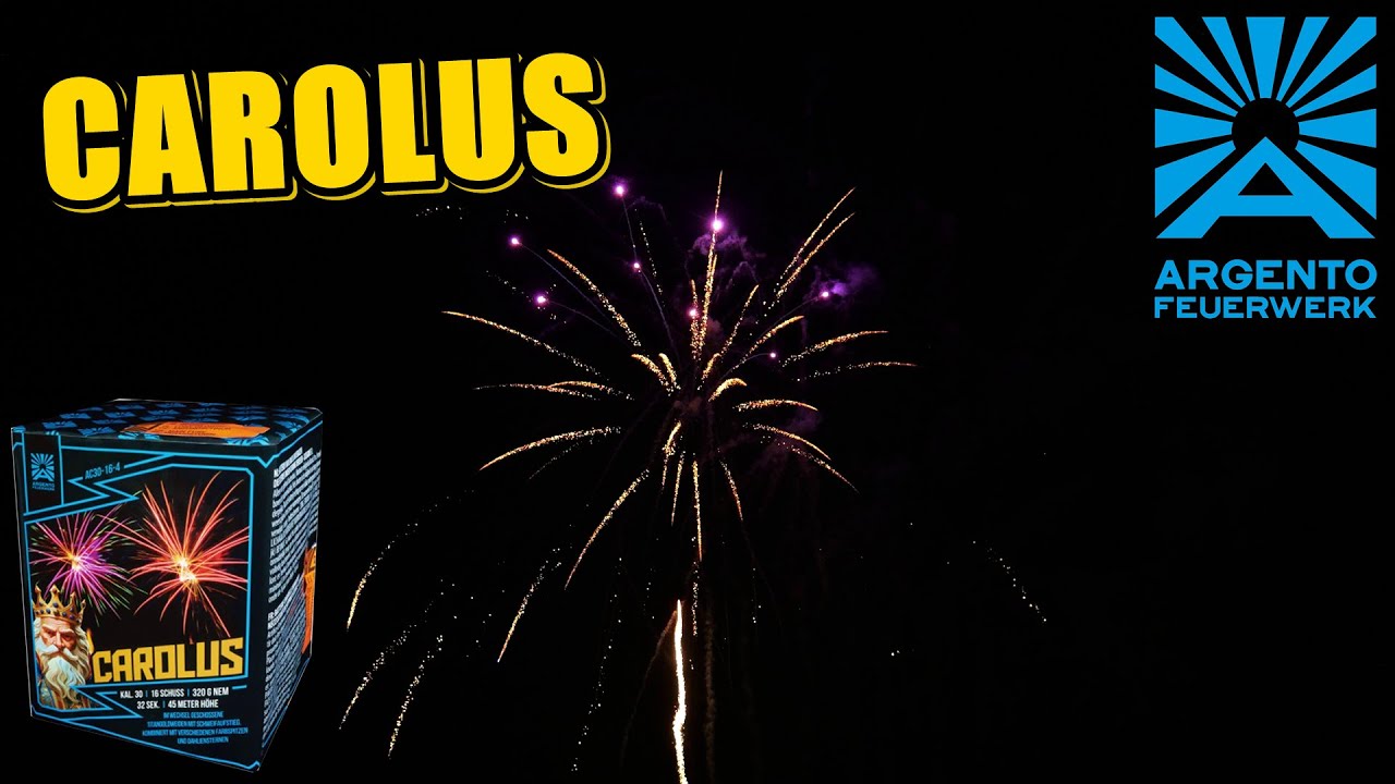 Argento Carolus I 16 Schuss 30mm Batterie I Pyro Man