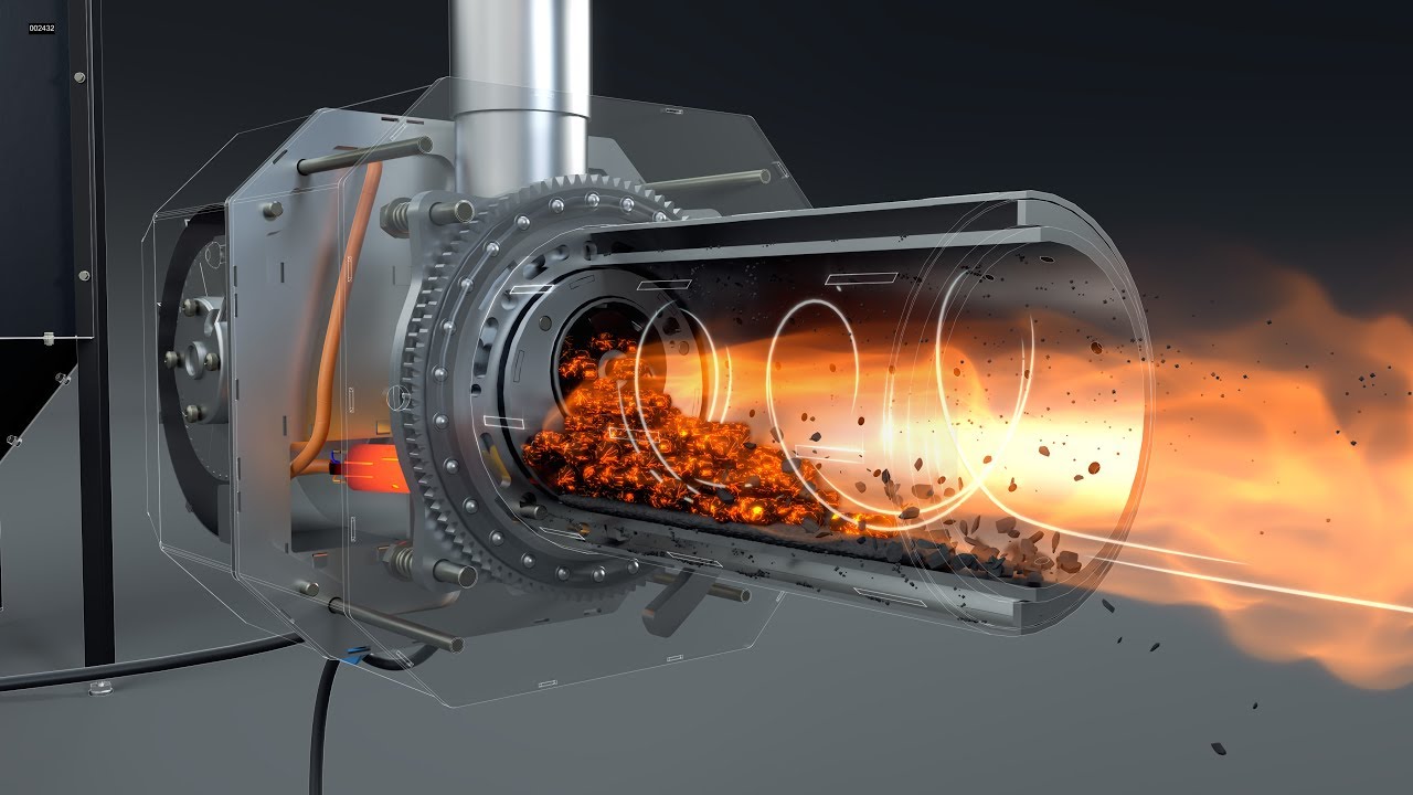 KIPI Pellet Burner - 3d Animation