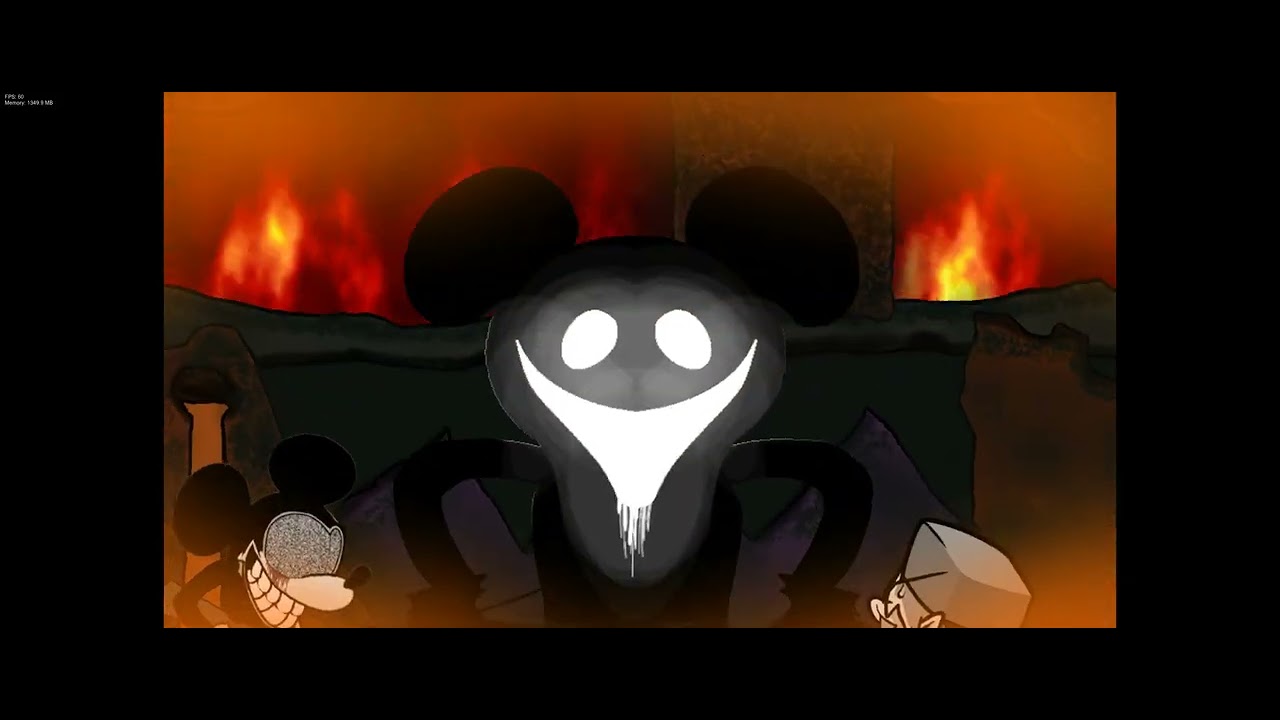 FNF VS Homicide Mouse V2 Demo Update - Hellhole Redo Cover Gameplay