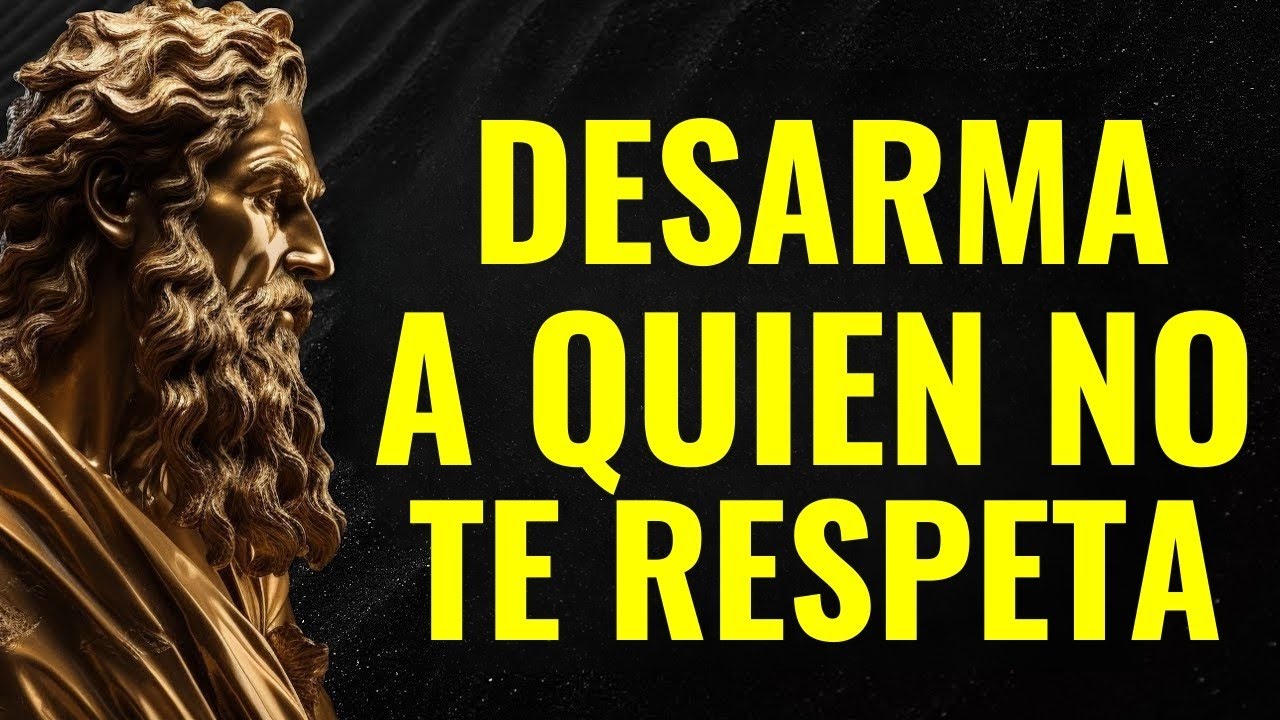 CÓMO TRATAR A QUIEN NO TE RESPETA LECCIONES DE SABIDURÍA ESTOICA