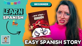 Thumbnail image for LEARN SPANISH with this Easy Spanish Story for Beginners (Comprehensible Input) She Was TERRIBLE!