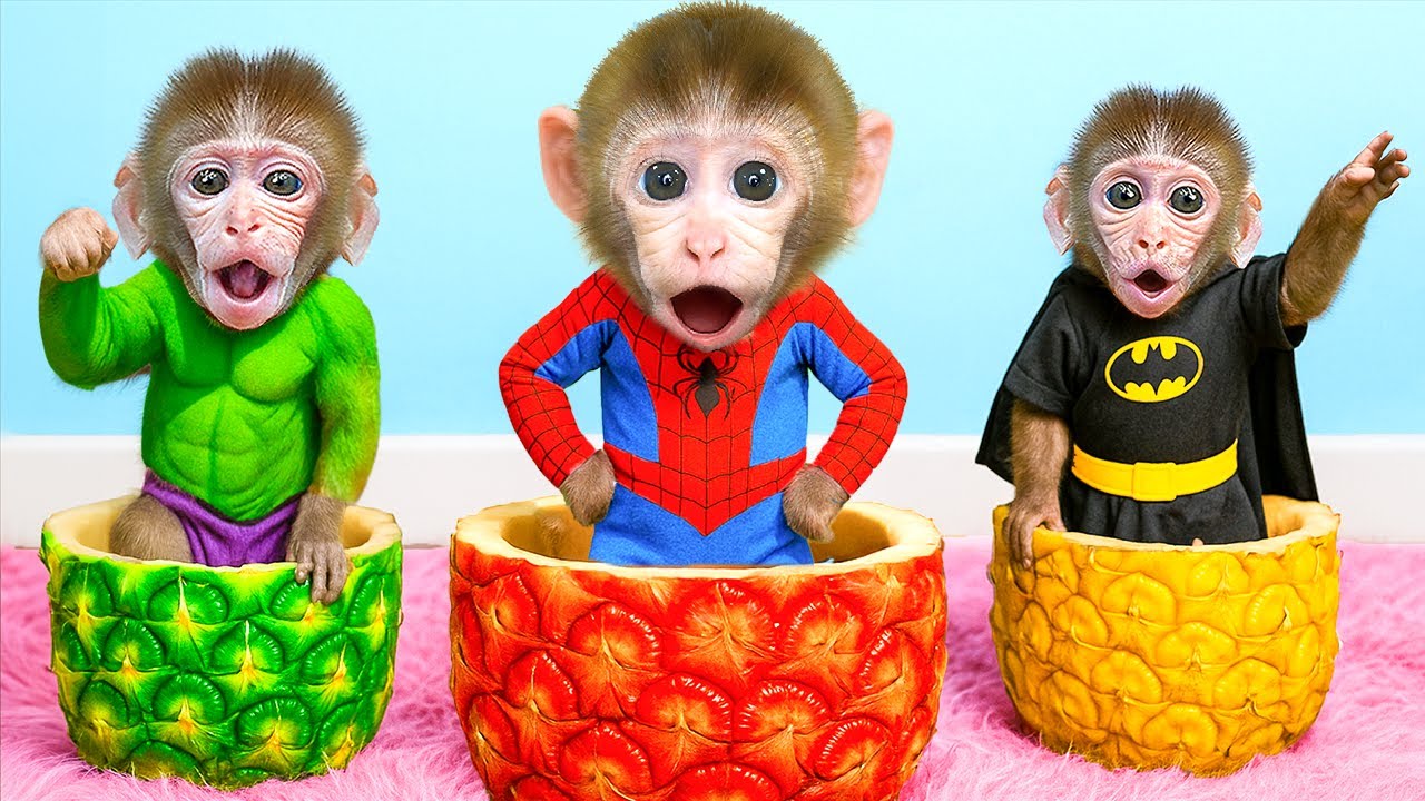 Mono Choco Y Sus Amigos Superhéroes Ayudan a Todos Y Salvan El Día | CHOCO Challenge ESP