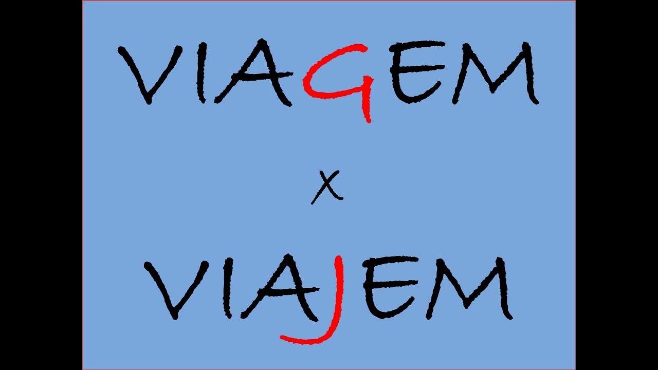 Diferença Entre Viajem E Viagem - RETOEDU