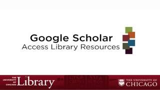 Using Google Scholar