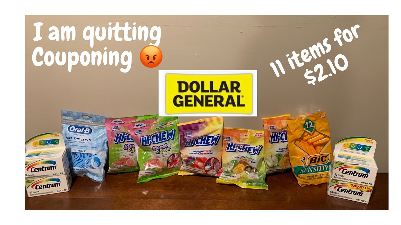 Dollar General Couponing | $5/$25 Deals Freebies and More - YouTube