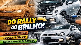 POLO TSI foi para o RALLY e voltou AO BRILHO na LAVAGEM COMPLETA #details #esteticaautomotiva