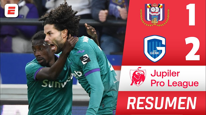 EL CHINO HUERTA MARCÓ GOL en la DERROTA del ANDERLECHT 2-1 vs Genk | Jupiler Pro League | RESUMEN