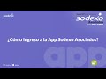 Sodexo • ¿Cómo registrarse en la App Sodexo Asociados?