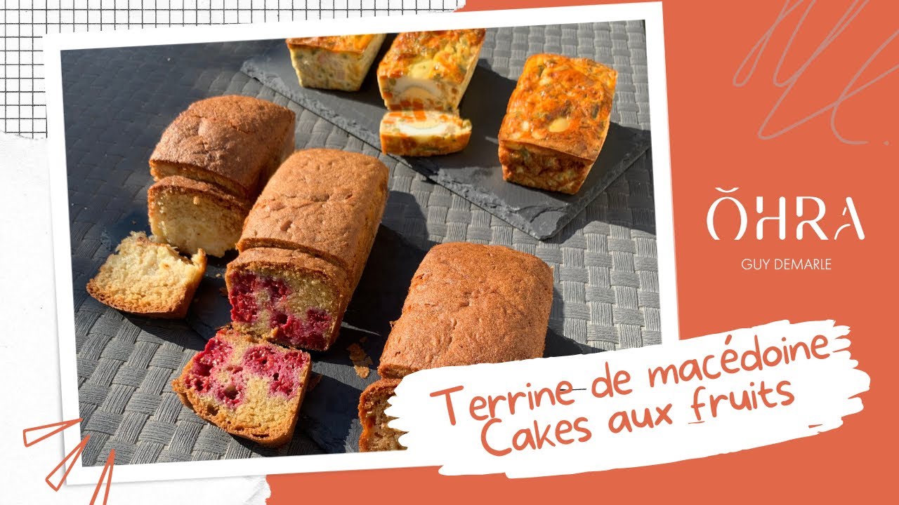 TERRINES DE MACÉDOINE ET CAKES AUX FRUITS : l'atelier culinaire Guy Demarle