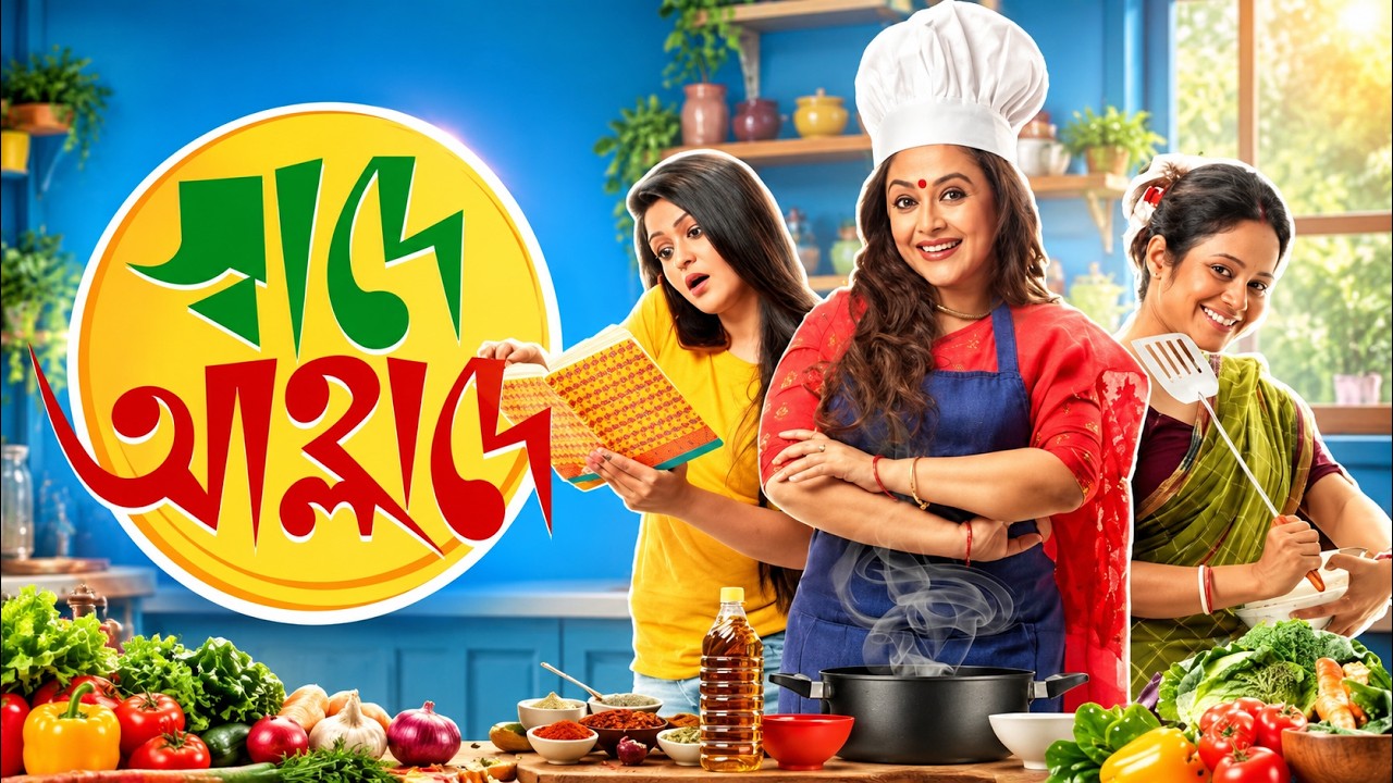 Swade Ahlade | স্বাদে-আহ্লাদে | Full Movie | Biswanath Basu, Biswajit Chakraborty, Nina Chakraborty
