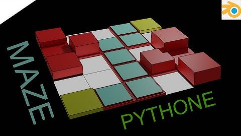 107. Blender 3.2. Pure Python. Maze / Labirynt generator. pt.2