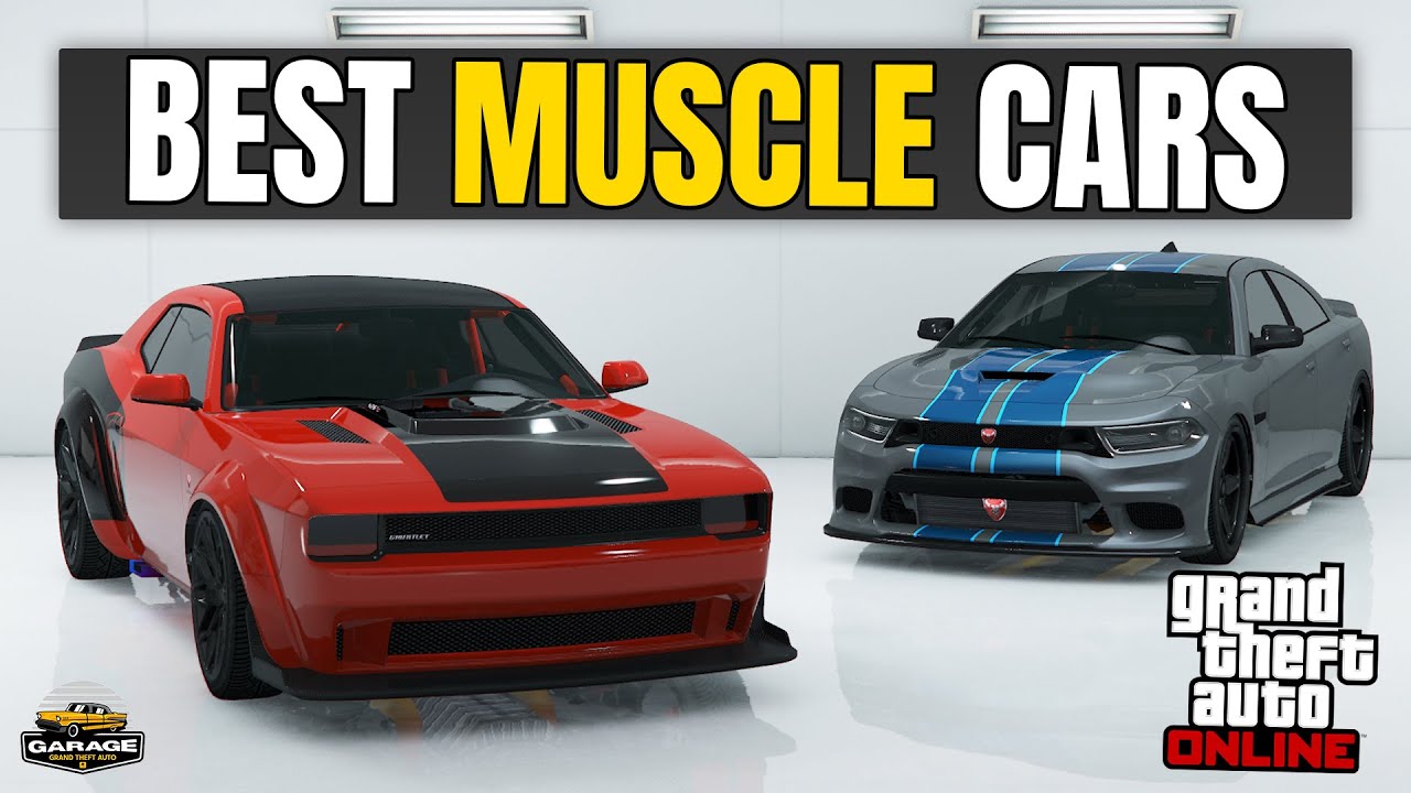 Top 10 FASTEST Muscle Cars In GTA 5 Online YouTube 