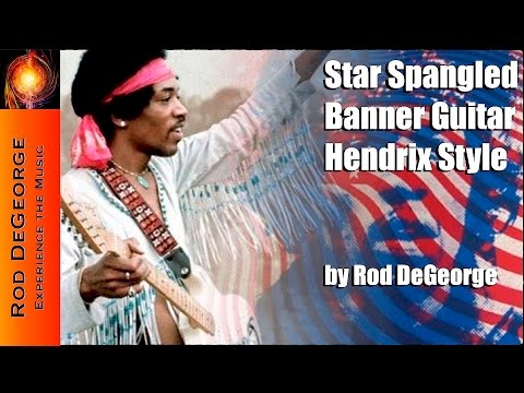 Star Spangled Banner Guitar (Hendrix Style?), Nati...