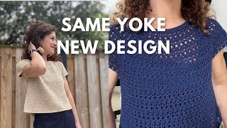 How I Turned One Crochet Yoke Into Two Different Designs