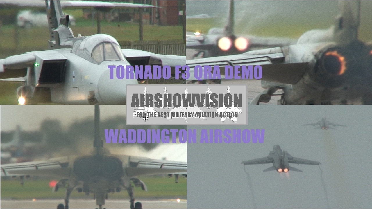 GREAT TAKE OFFS: TORNADO F3 DUEL QRA LAUNCH (airshowvision)