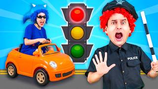 STOP at the Red Light! 🚦 | Safe Driving Skills for Kids | Toddler Nursery Rhymes & Kids Songs