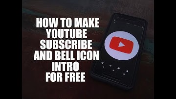 How to Make Youtube Subscribe & Bell Intro For FREE using GIMP