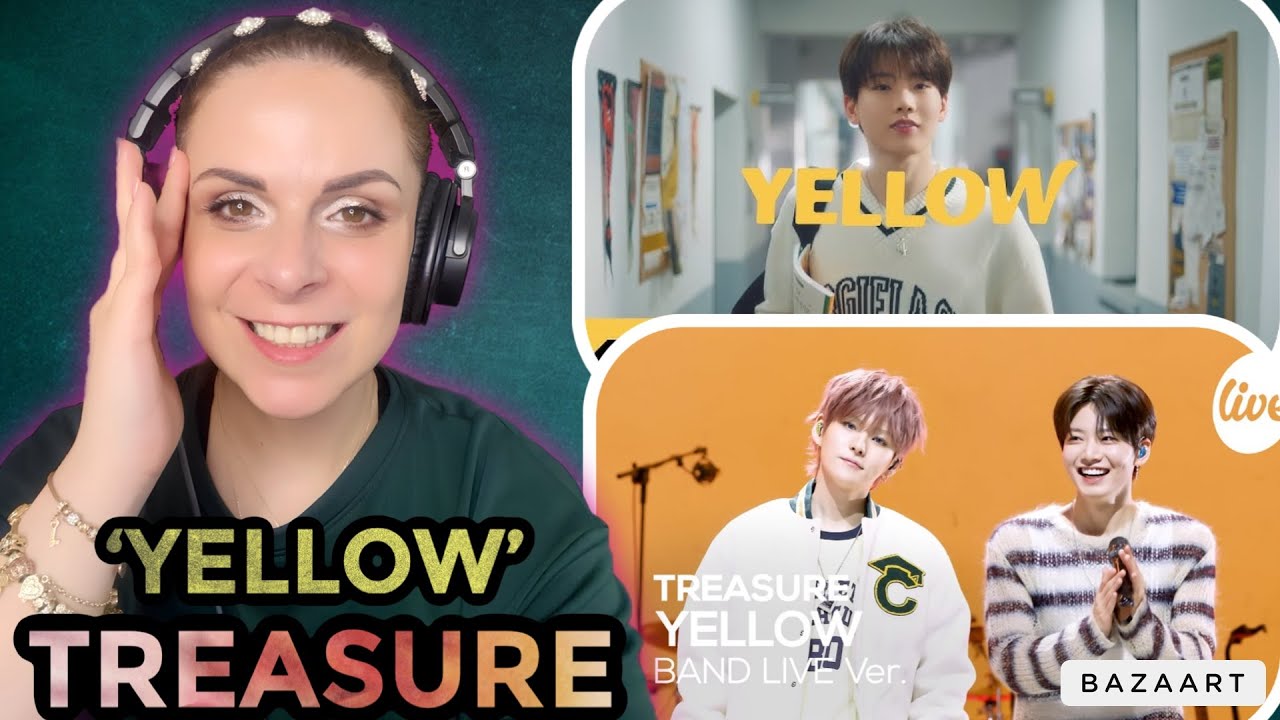 Treasure 'Yellow' MV and It's LIVE/ REACTION