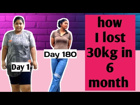 How I loss 30kg in 6 month 🤯 / my weightloss journey 💪 - YouTube