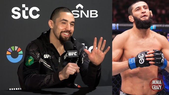 Robert Whittaker on Khamzat Chimaev “we can settle the score another day” -  YouTube
