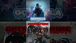 Godzilla vs Optimus Prime #battle