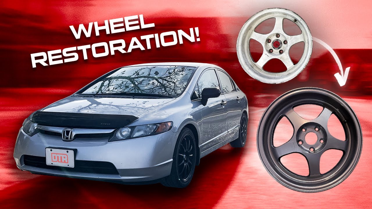 Budget Wheel Upgrade for the 8th Gen Honda Civic | Used Tires, Refinished Wheels!