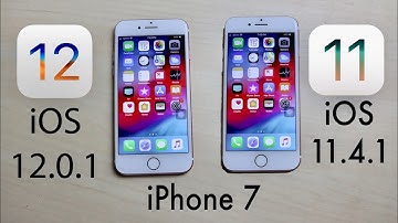 iPHONE 7: iOS 12.0.1 Vs iOS 11.4.1! (Speed Comparison)