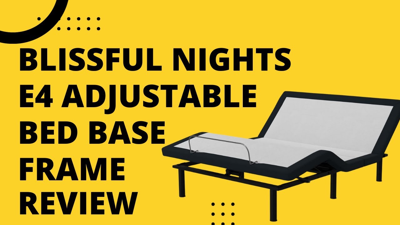 Blissful Nights e4 Queen Adjustable Bed Base Frame Review (Pros & Cons