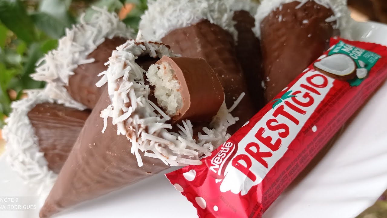 CONE TRUFADO PRESTÍGIO - CHOCOLATES PRA VENDER MUITO