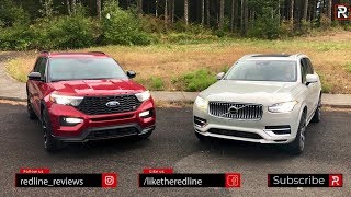 The 2020 Ford Explorer ST & Volvo XC90 T8 Are Both 400 HP Family Haulers – Ft. AlexOnAutos