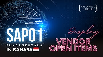 SAP01 | Fundamental | Exc 5-2 Viewing a Vendors Open Items