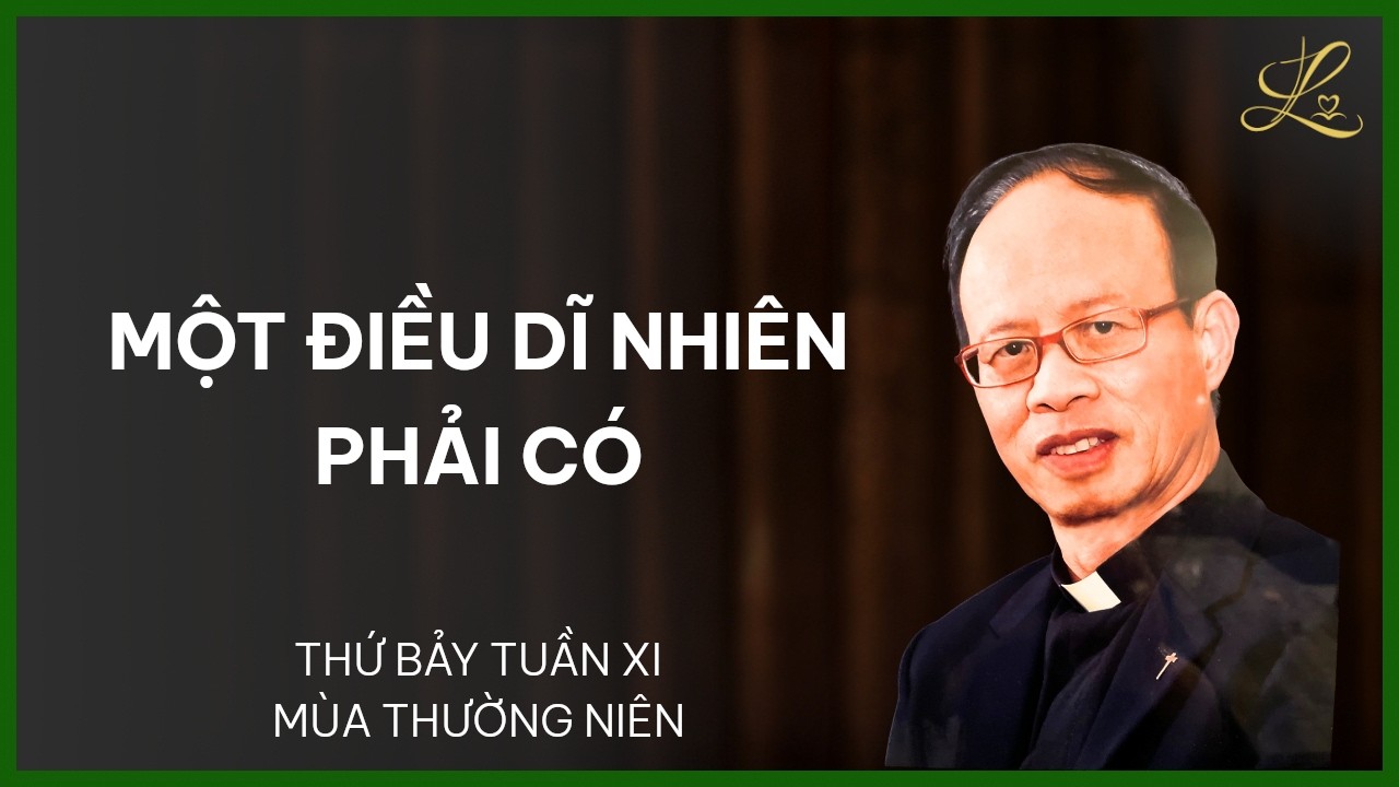 Một Điều Dĩ Nhiên Phải Có - Thứ Bảy Tuần XI Mùa Thường Niên | Lm. Giuse Phạm Minh Văn, SDD
