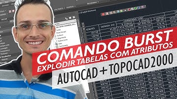 Explodir tabelas e blocos mantendo os atributos no AutoCAD + TopoCAD2000